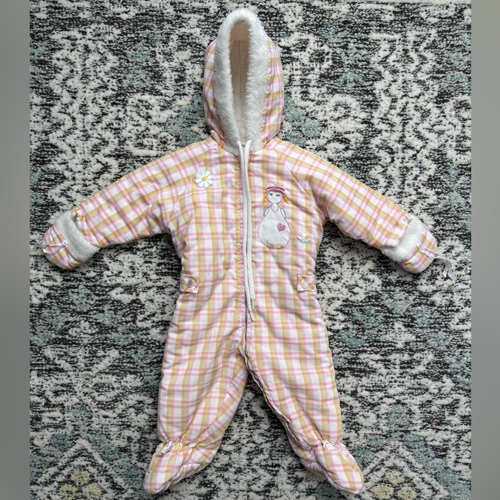 Vintage 70’s Baby Girl Bunting